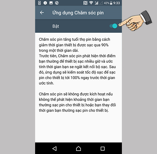 Kích hoạt tính năng